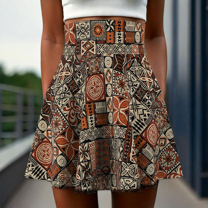 Women's Elei Print Skater Skirt - Limited Edition - Coming Soon