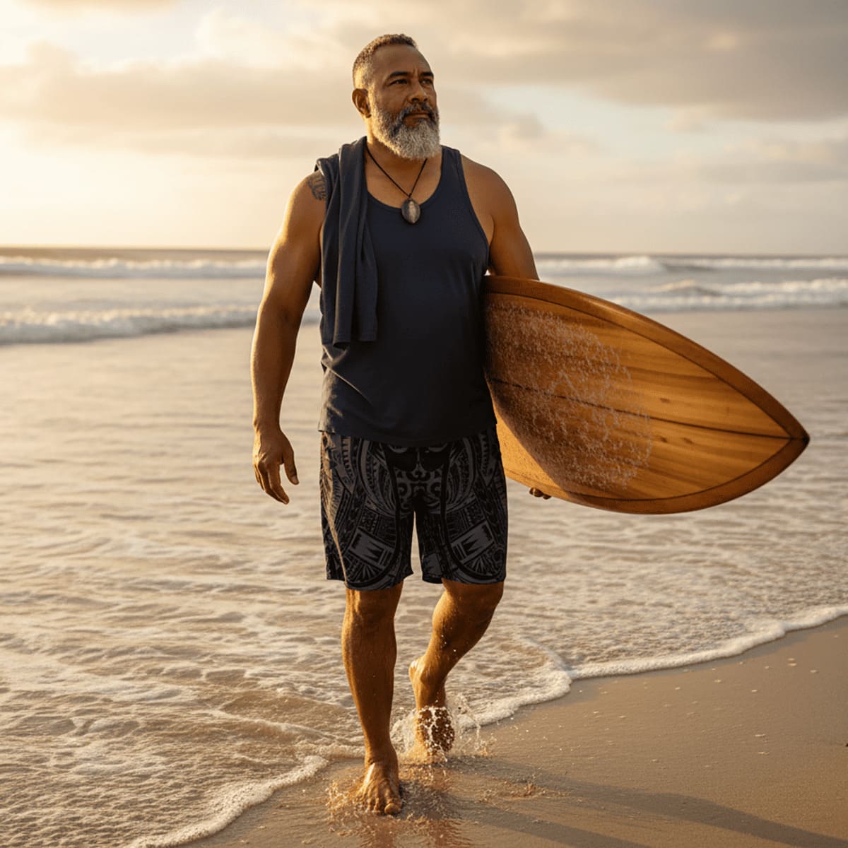 Men's Board Shorts - Warrior - AU/NZ - The Koko Samoa