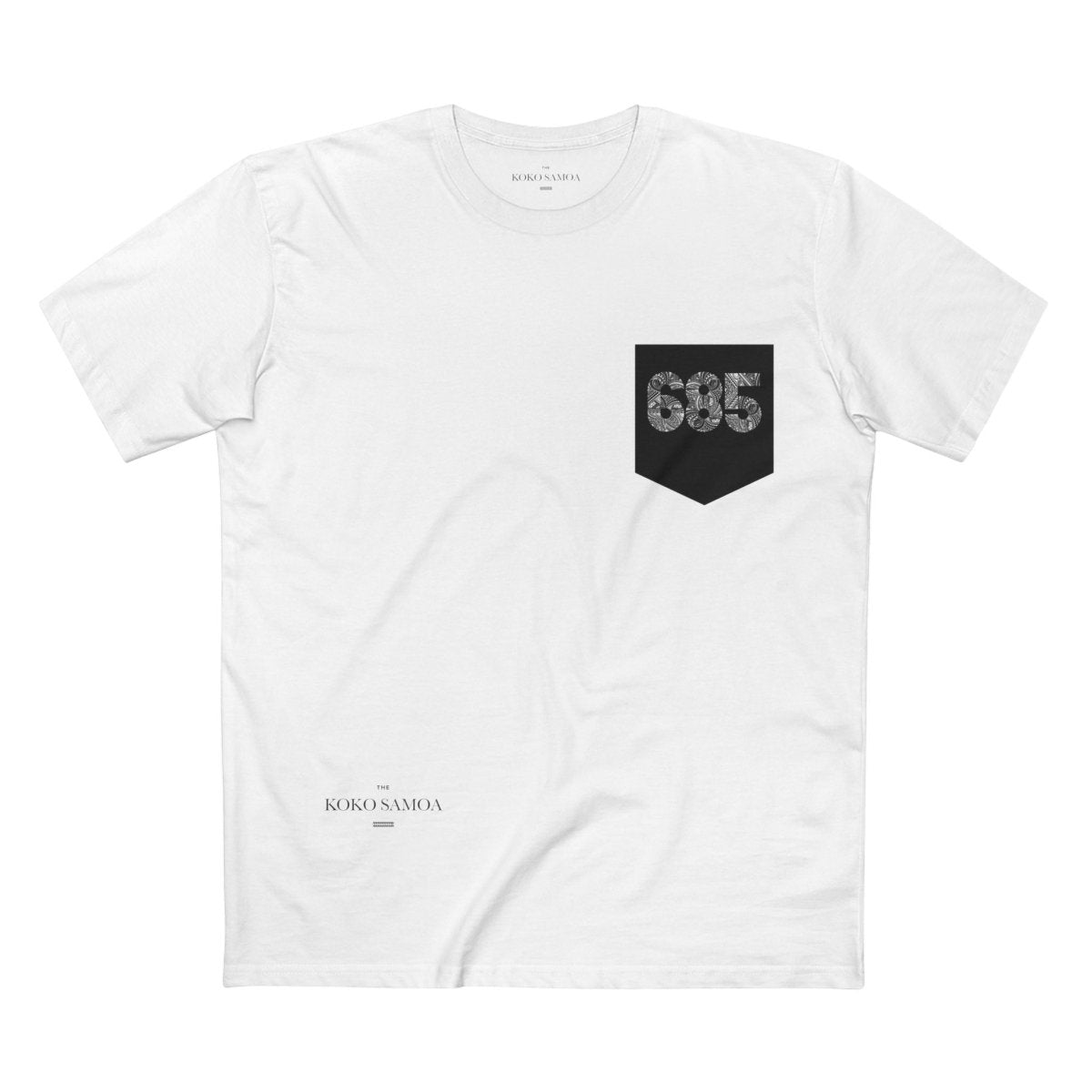 Soft Unisex Tee - '685 Pocket' Print - AU/NZ - The Koko Samoa