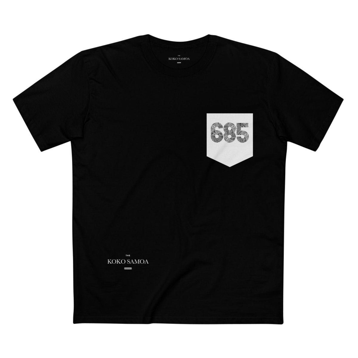 Soft Unisex Tee - '685 Pocket' Print - AU/NZ - The Koko Samoa