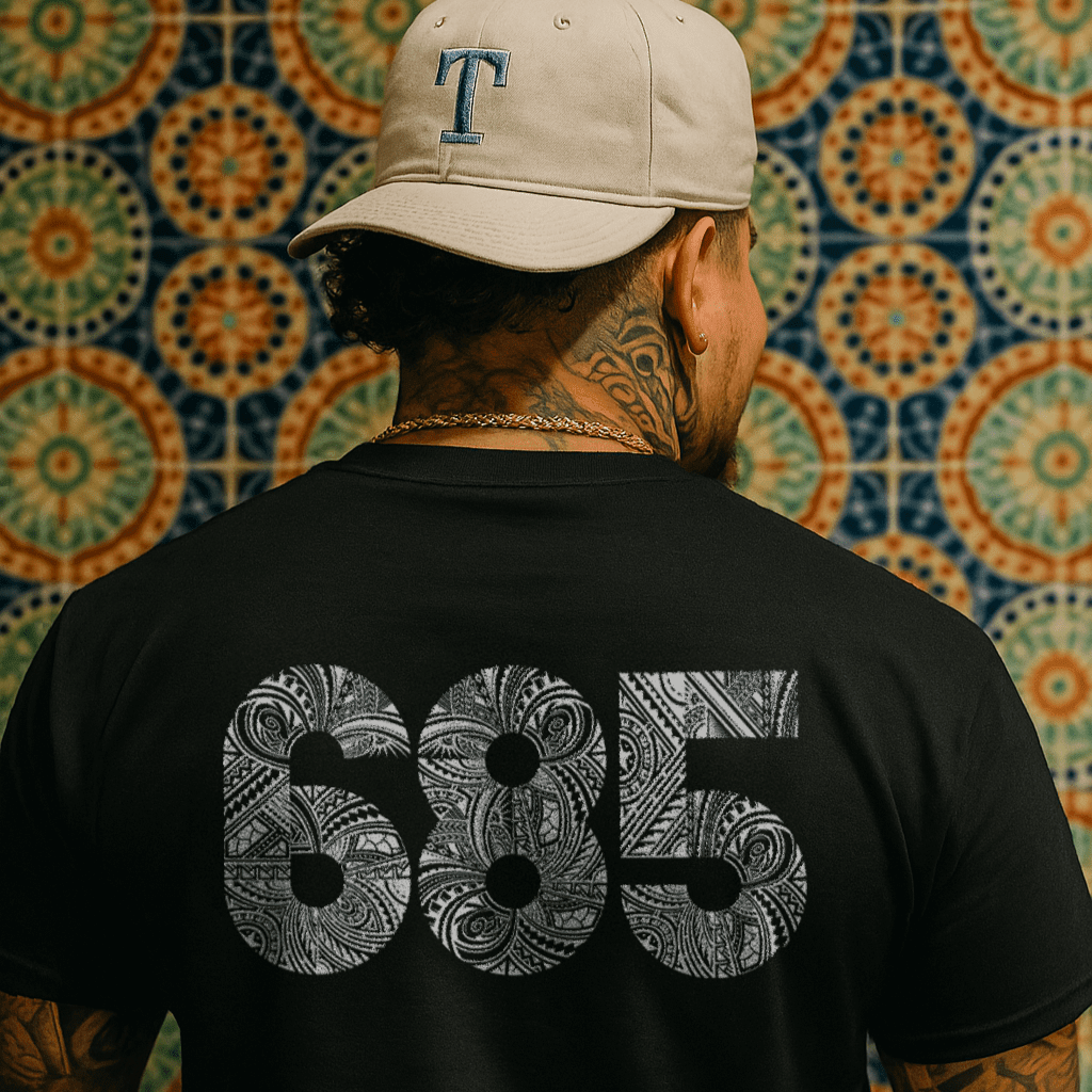 soft unisex tee with the 685 print, The Koko Samoa