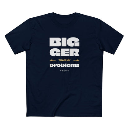 Soft Unisex Tee - Bigger Than Problems - Personalised - AU/NZ - The Koko Samoa
