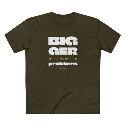 Soft Unisex Tee - Bigger Than Problems - Personalised - AU/NZ - The Koko Samoa