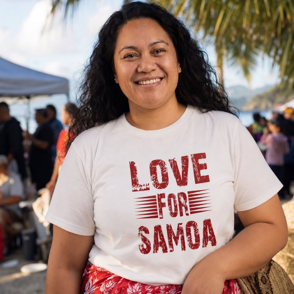 Soft Unisex Tee - Love for Samoa - AU/NZ/USA - The Koko Samoa