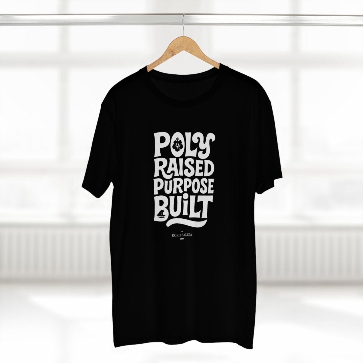 Soft unisex poly-raised personalized tee by The Print Bar featuring a comfortable fit and custom design, ideal for casual wear.