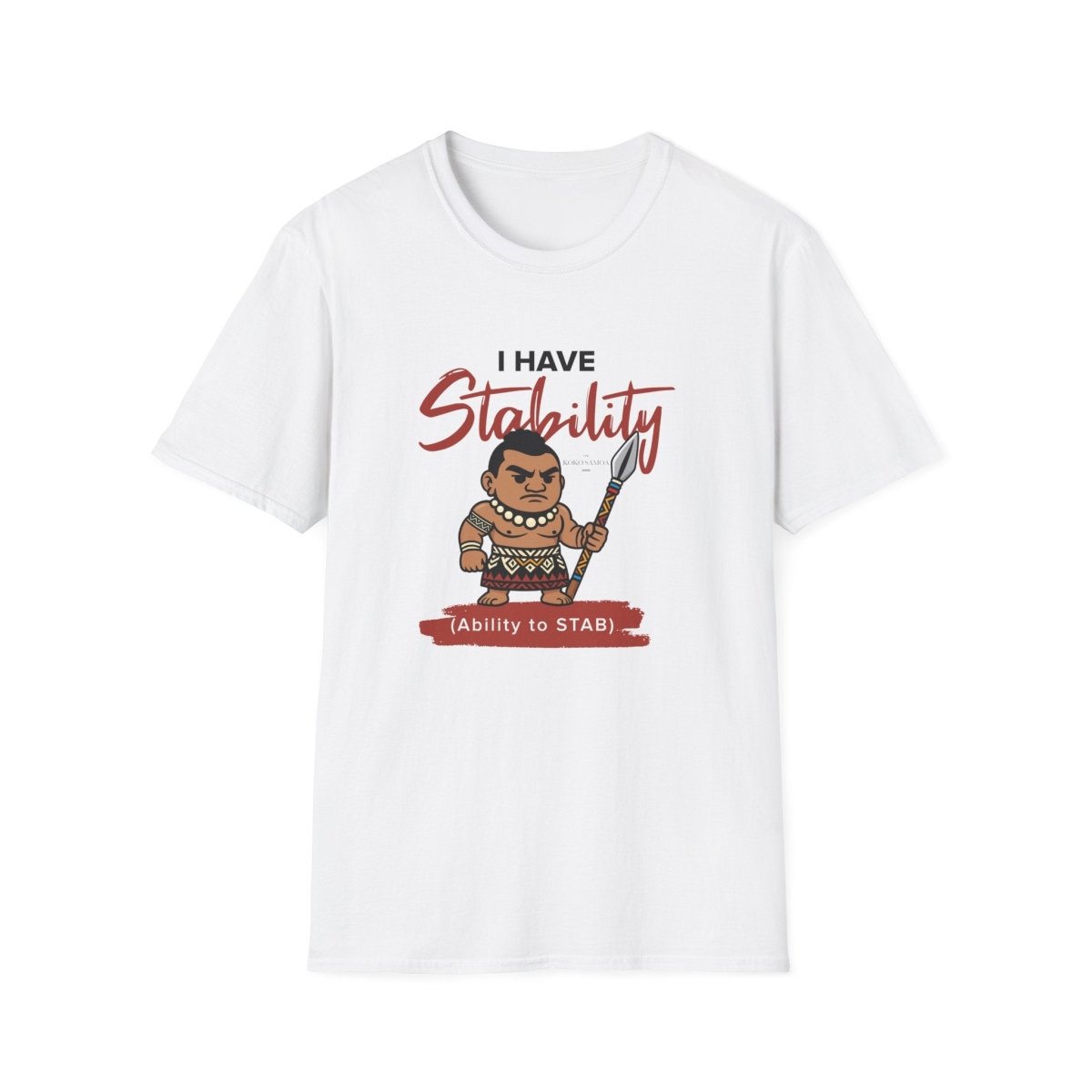 Soft Unisex Tee - Stability - Personalised - AU/NZ - The Koko Samoa