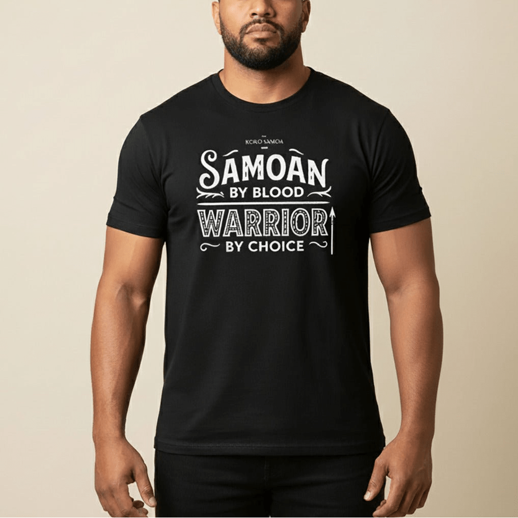 Soft Unisex Tee - Warrior by Choice - AU/NZ/USA - The Koko Samoa