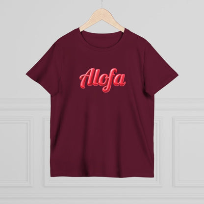 Soft Women's Maple Tee - Alofa - AU/NZ/USA - The Koko Samoa