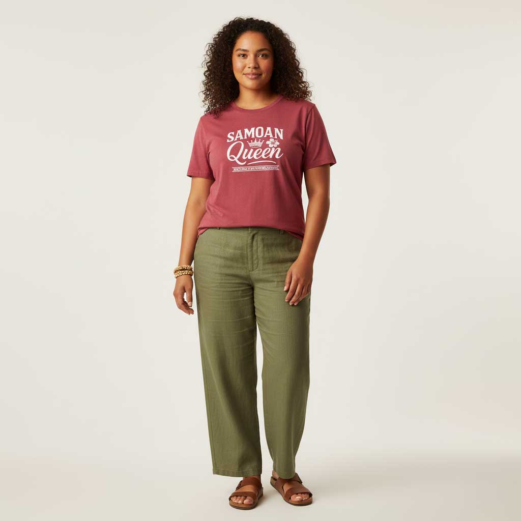 Soft Women's Tee - Samoan Queen - AU/NZ/USA - The Koko Samoa