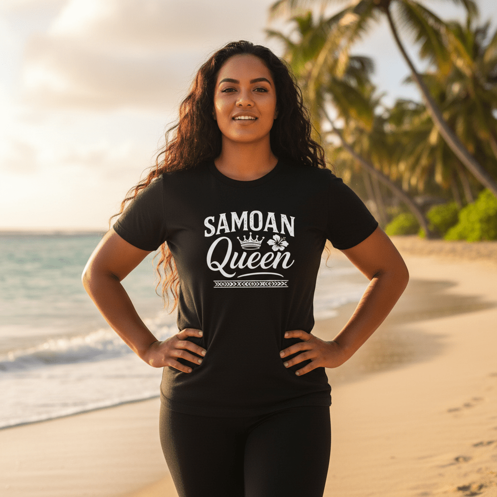 Soft Women's Tee - Samoan Queen - USA - The Koko Samoa