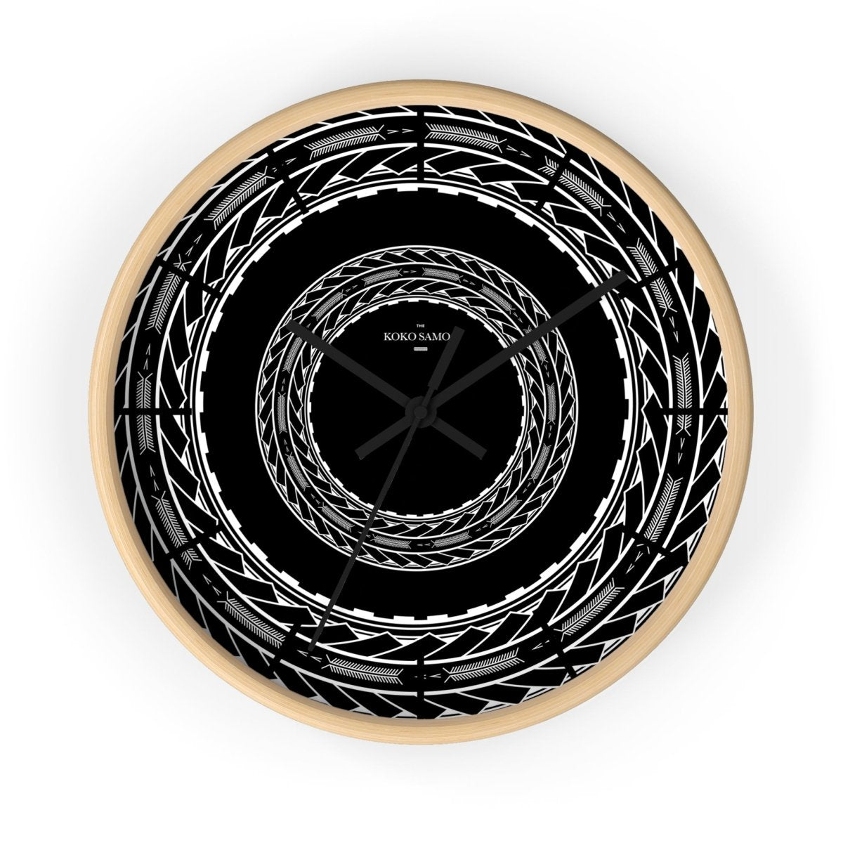 Wall Clock - Samoan Arrows - AU/NZ/USA - The Koko Samoa