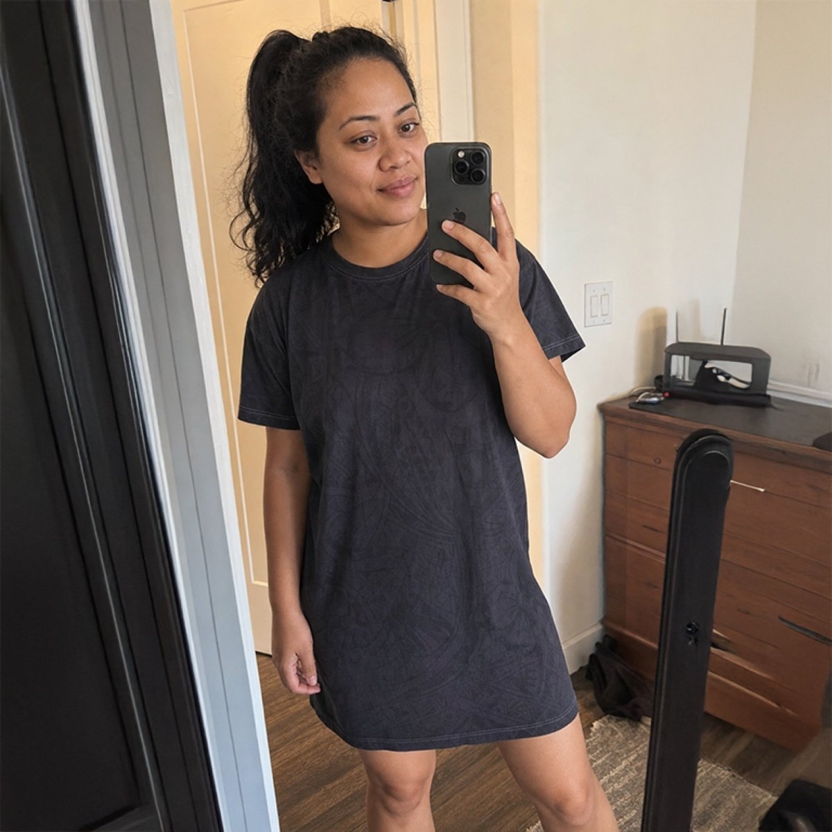 T-Shirt Dress - Blue Bloom - AU/NZ/USA - The Koko Samoa