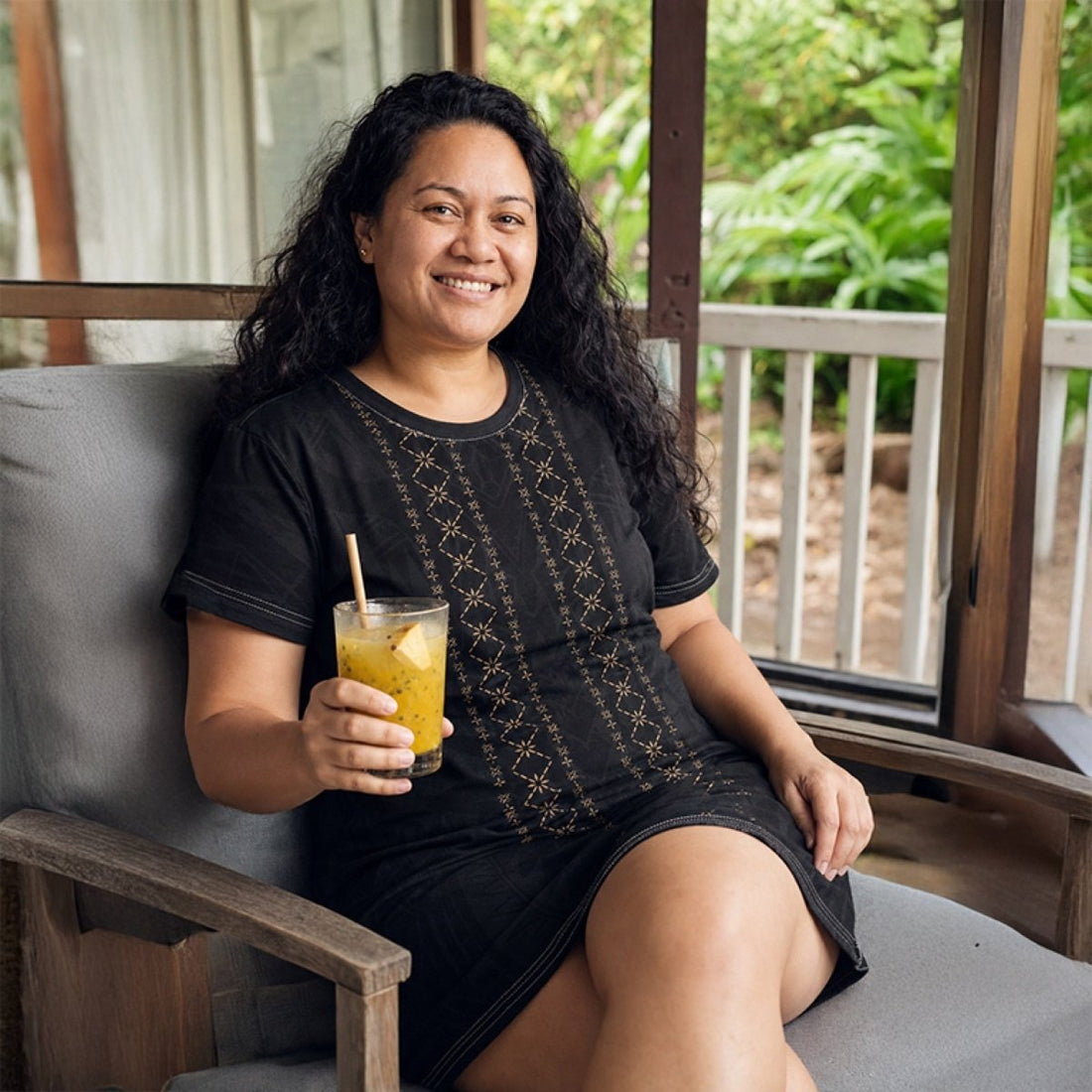 T-Shirt Dress - Malu - AU/NZ/USA - The Koko Samoa