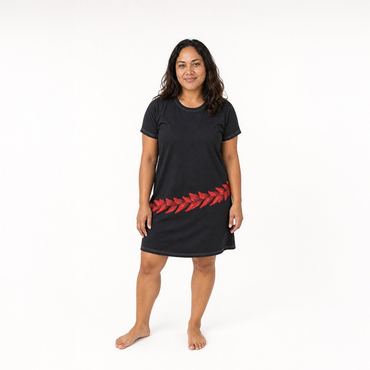 T-Shirt Dress - Ula Fala - AU/NZ/USA - The Koko Samoa