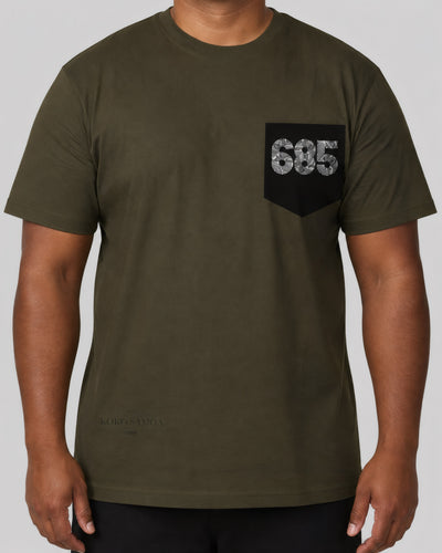 Soft Unisex Tee - '685 Pocket' Print