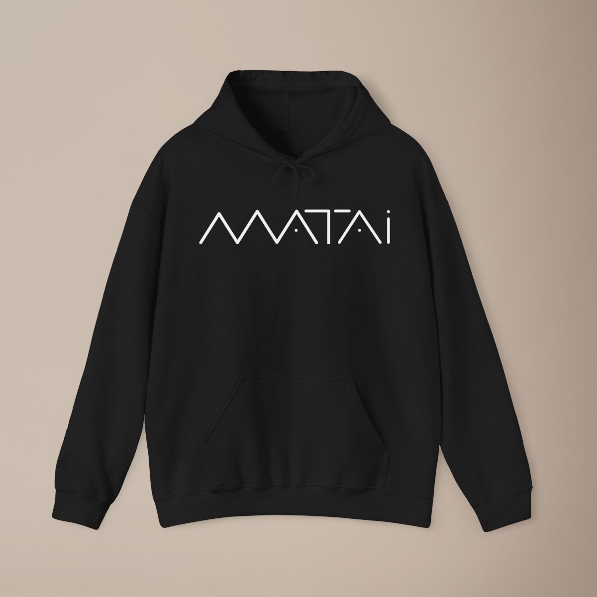 Black IslandHeavy™ Hoodie by The Print Bar featuring Matai design, casual fit, and comfortable fabric for everyday wear.