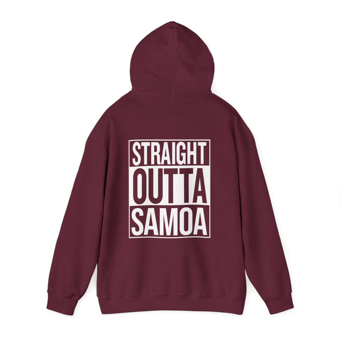Dark heather IslandHeavy™ hoodie in 2XL size, featuring a straight outta AU/NZ design.