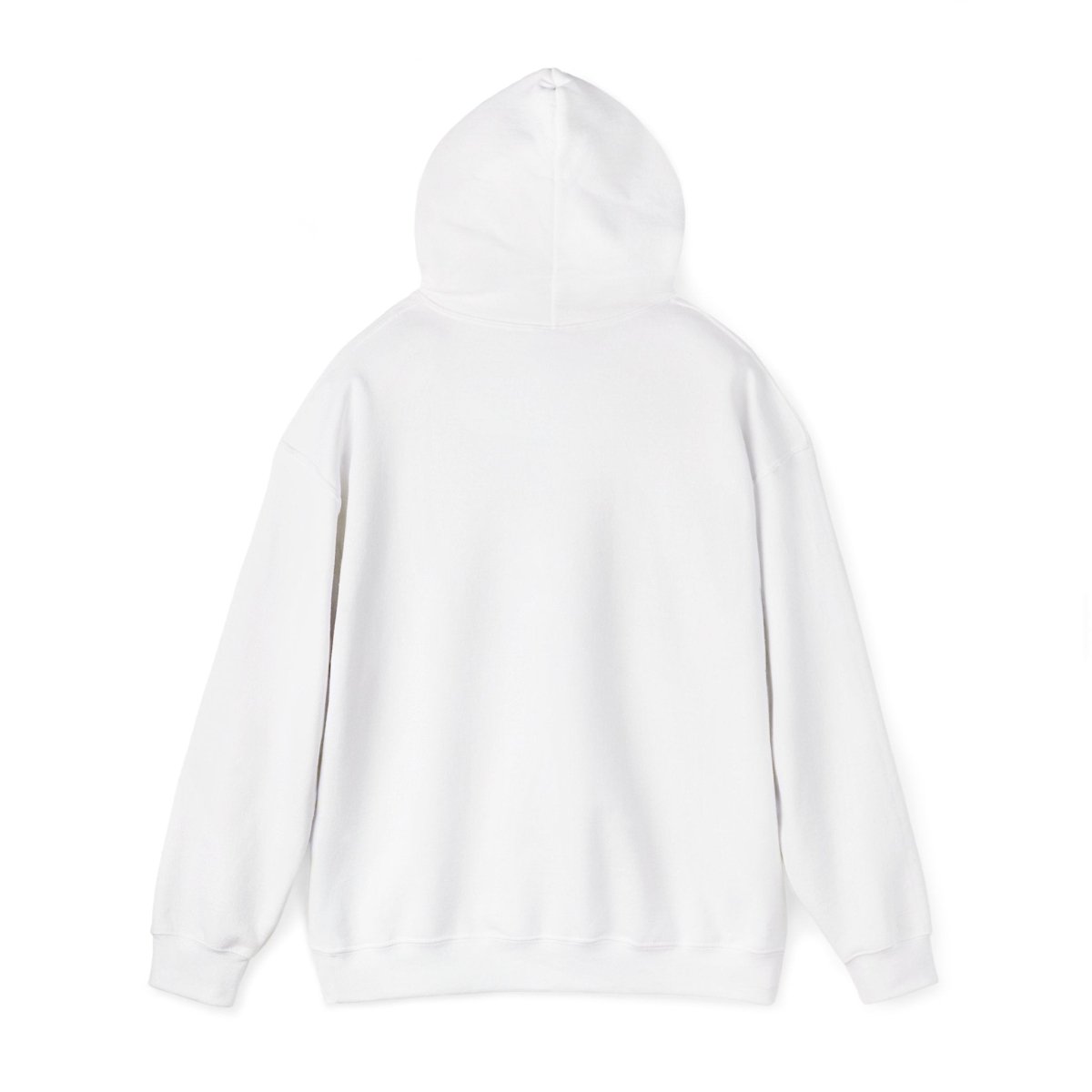 White IslandHeavy™ hoodie in plus sizes 2XL to 5XL, featuring a comfortable fit and casual style.