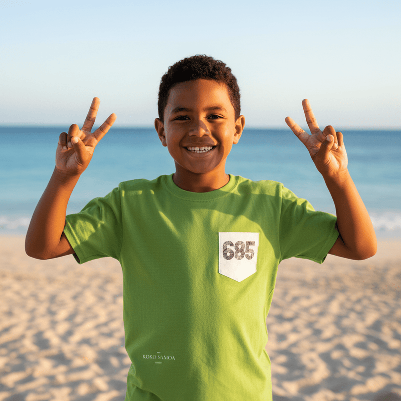 Kids Unisex Tee - 685 Pocket - AU/NZ - The Koko Samoa