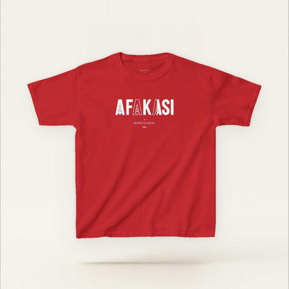 Kids Unisex Cotton Tee - Afakasi - AU/NZ - The Koko Samoa