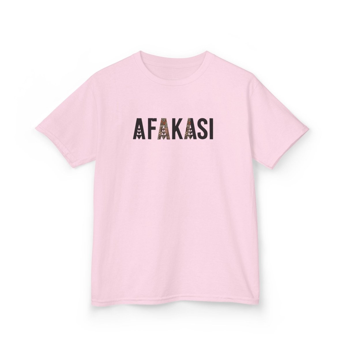 Kids unisex navy tee from The Print Bar featuring Afakasi design, perfect for children in AU/NZ.