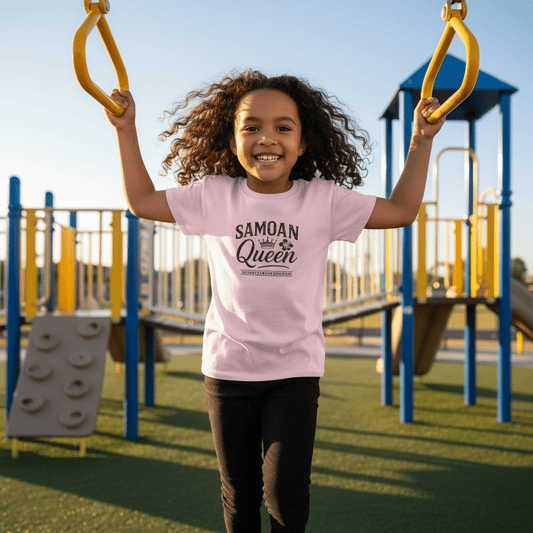 Kids Unisex Tee - Samoan Queen - AU/NZ - The Koko Samoa