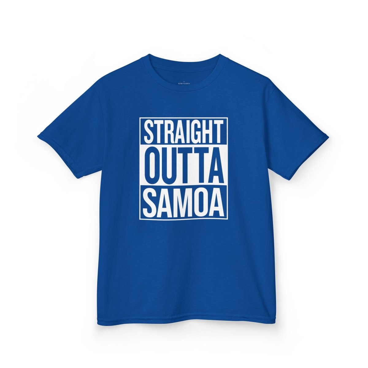 Kids Unisex Cotton Tee - Straight Outta Samoa - AU/NZ - The Koko Samoa