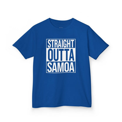 Kids Unisex Cotton Tee - Straight Outta Samoa - AU/NZ - The Koko Samoa