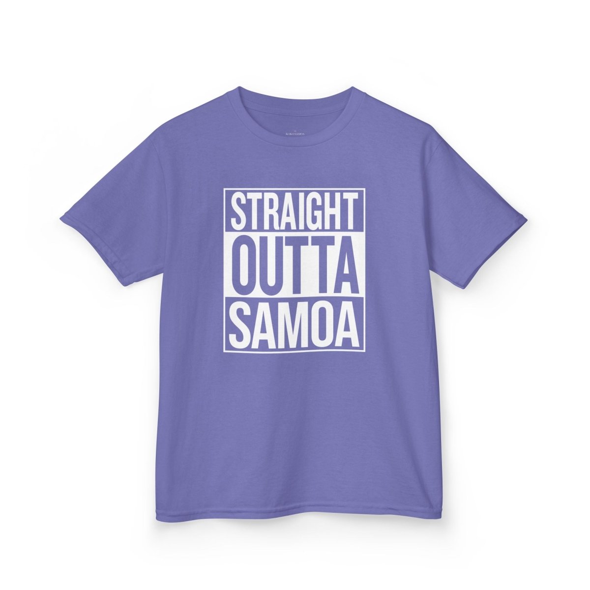 Kids Unisex Cotton Tee - Straight Outta Samoa - AU/NZ - The Koko Samoa