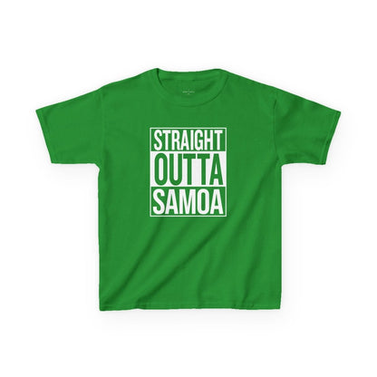 Kids Unisex Cotton Tee - Straight Outta Samoa - AU/NZ - The Koko Samoa