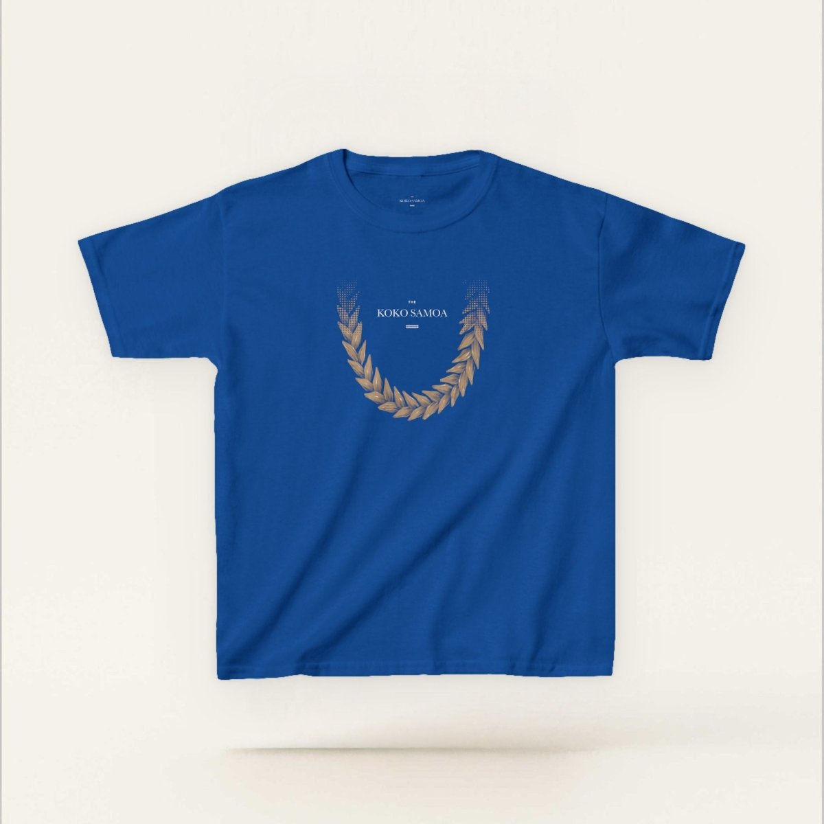 Kids unisex T-shirt by The Print Bar in Ula Fala Brown, featuring a comfortable fit and casual style for children.