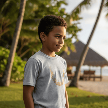 Kids Unisex Tee - Ula Fala Brown - AU/NZ - The Koko Samoa