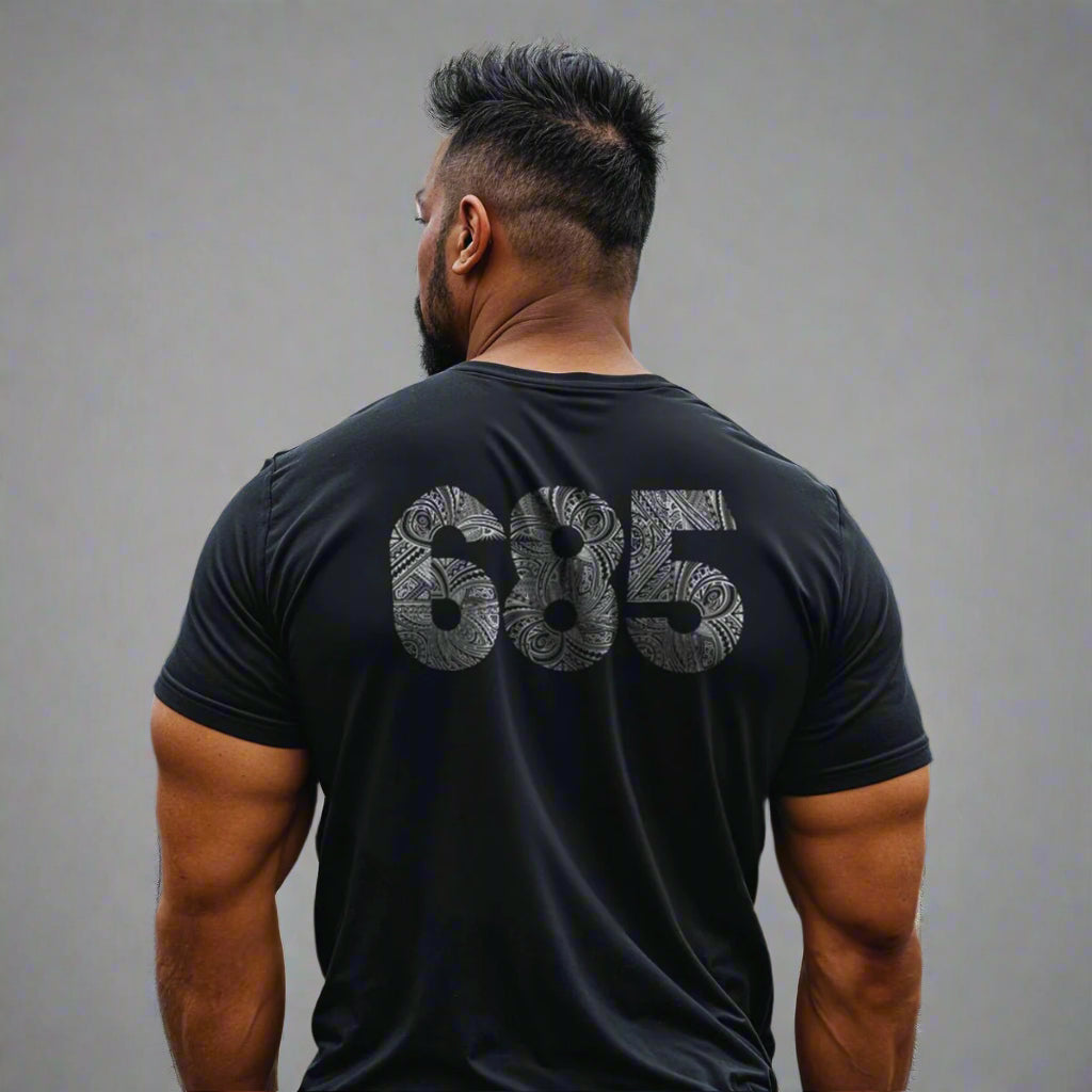 White unisex heavy T-shirt by The Print Bar, showcasing a comfortable fit and durable fabric for casual wear.