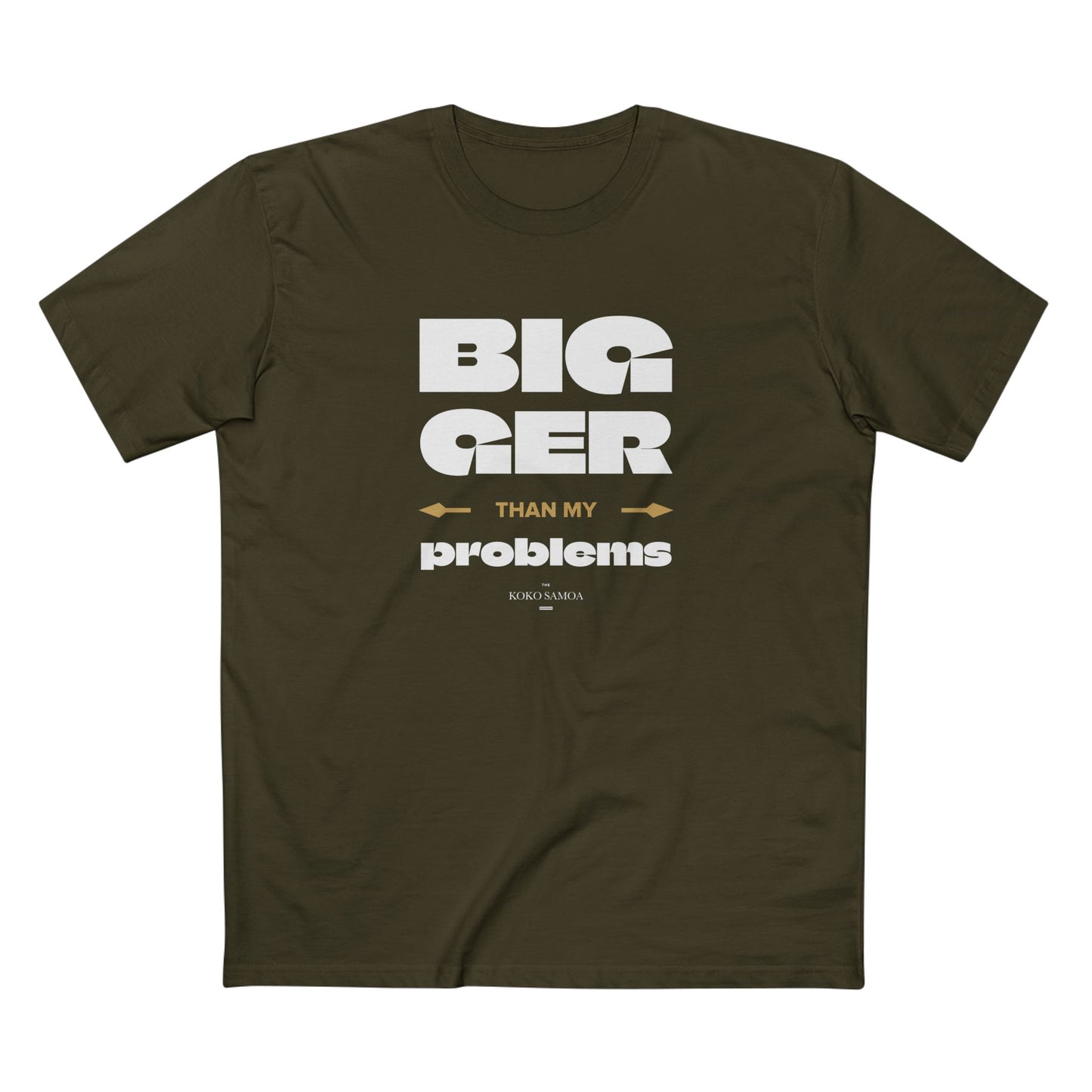 Soft Unisex Tee - Bigger Than Problems - Personalised - AU/NZ