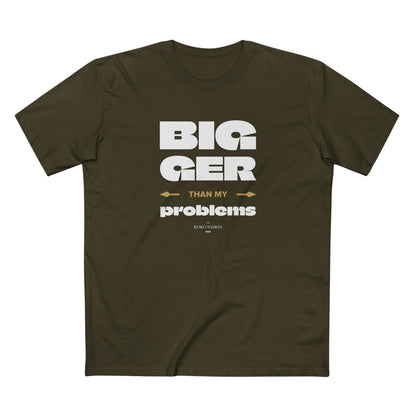 Soft Unisex Tee - Bigger Than Problems - Personalised - AU/NZ
