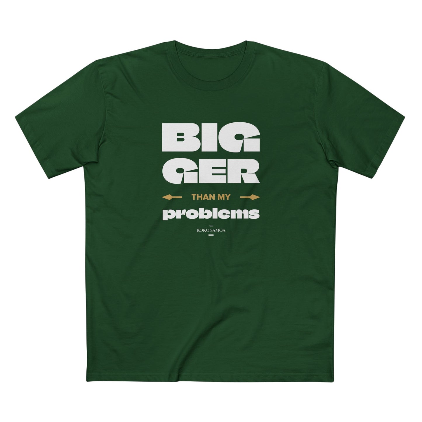 Soft Unisex Tee - Bigger Than Problems - Personalised - AU/NZ