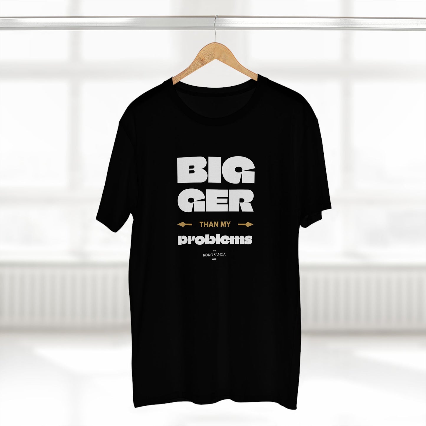 Soft Unisex Tee - Bigger Than Problems - Personalised - AU/NZ