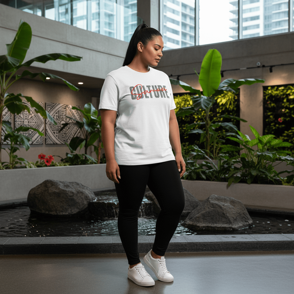 Soft unisex Samoa Culture T-shirt by Monster Digital, featuring a comfortable fit and vibrant print, ideal for casual wear.