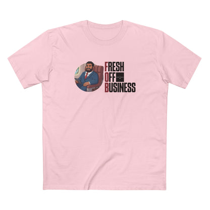 Soft Unisex Tee - Fresh Off Business - Personalised - AU/NZ