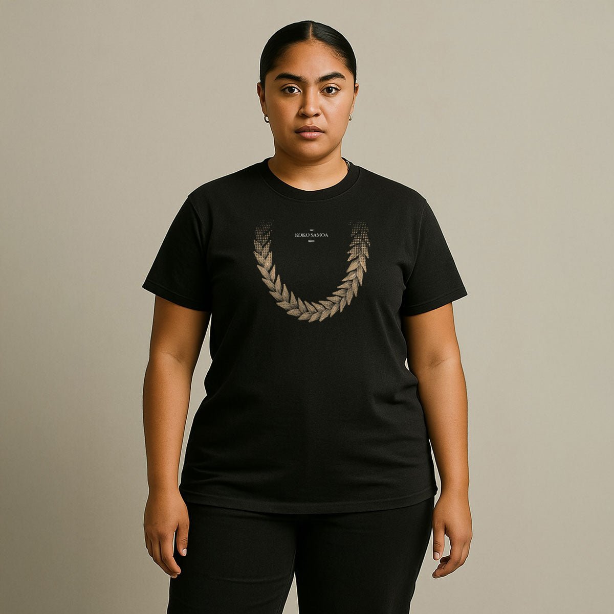 Unisex soft tee by The Print Bar in brown featuring a comfortable fit, casual style, and a simple design.