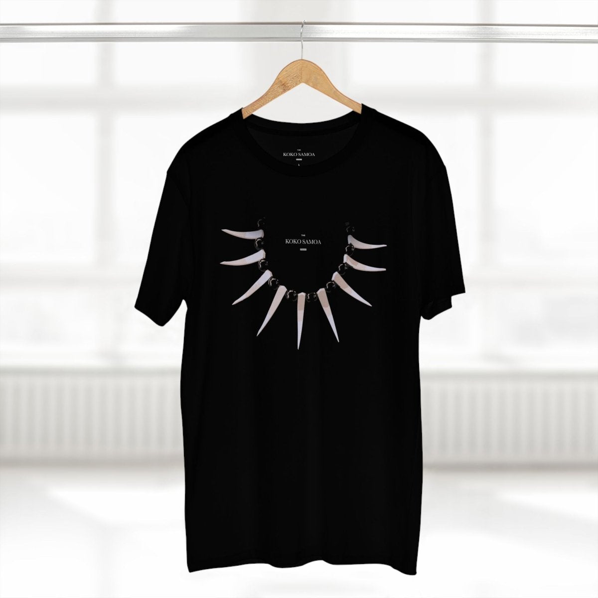Black unisex soft tee by The Print Bar featuring Ula Nifo design, perfect for casual wear in AU/NZ.