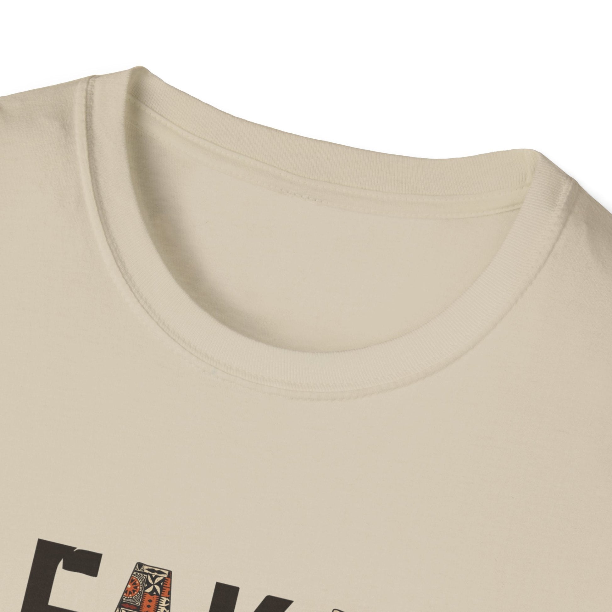 Charcoal unisex soft tee featuring the Afakasi design, perfect for casual wear in AU/NZ.