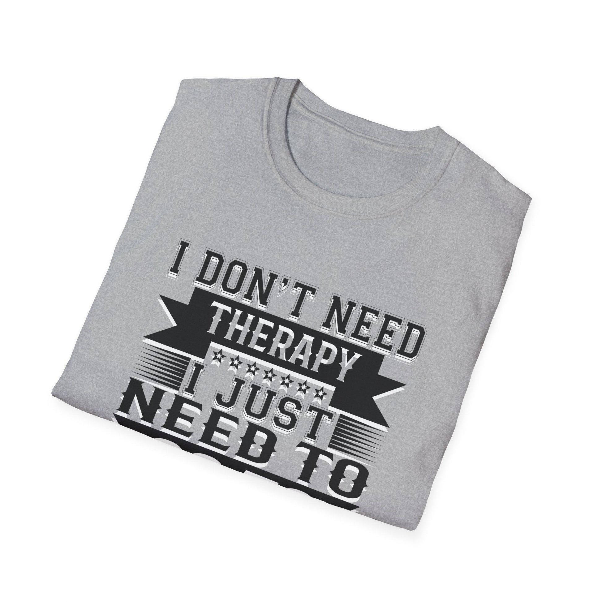 Charcoal unisex soft tee from The Print Bar featuring Samoan Therapy design, casual fit, comfortable fabric for everyday wear.