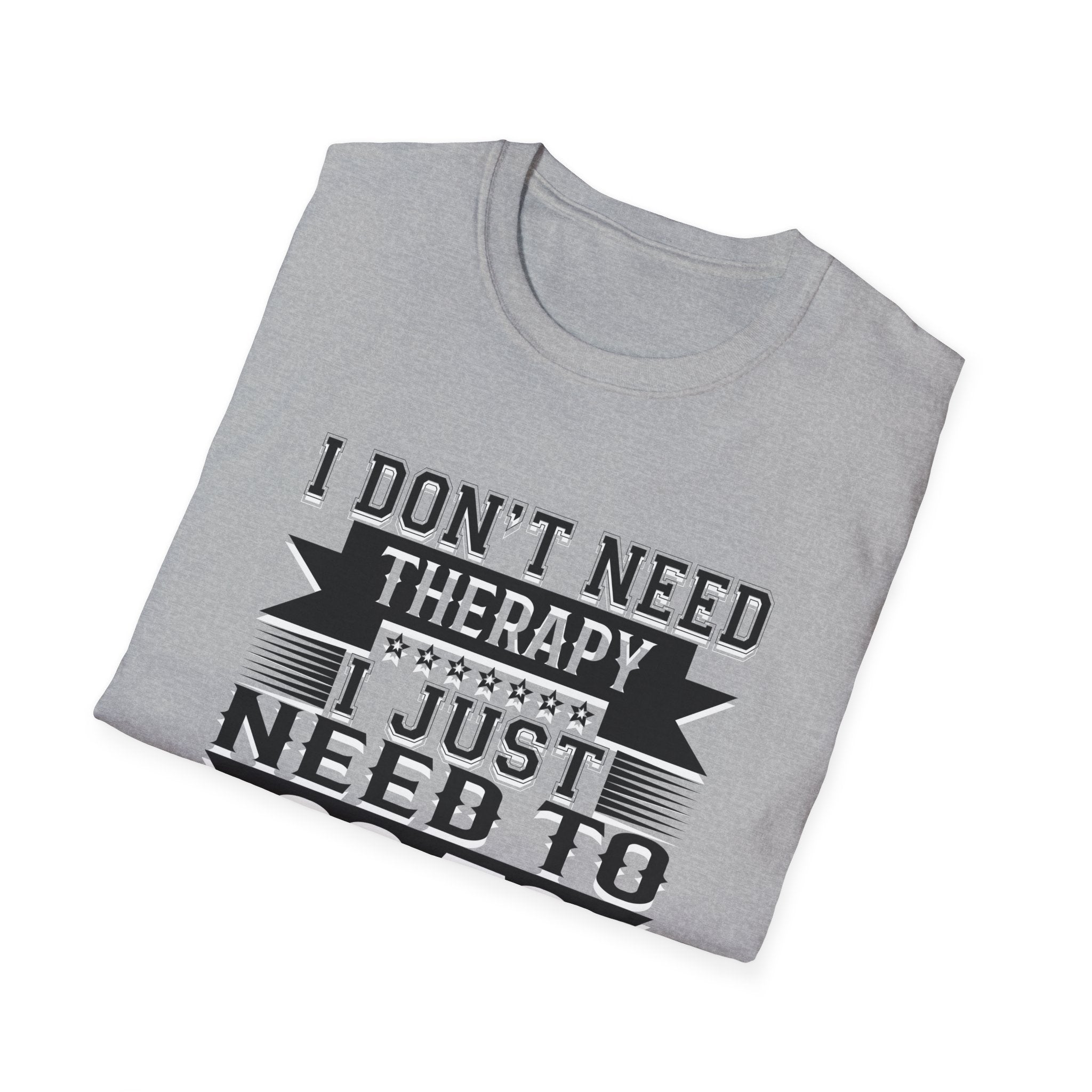 Charcoal unisex soft tee from The Print Bar featuring Samoan Therapy design, casual fit, comfortable fabric for everyday wear.