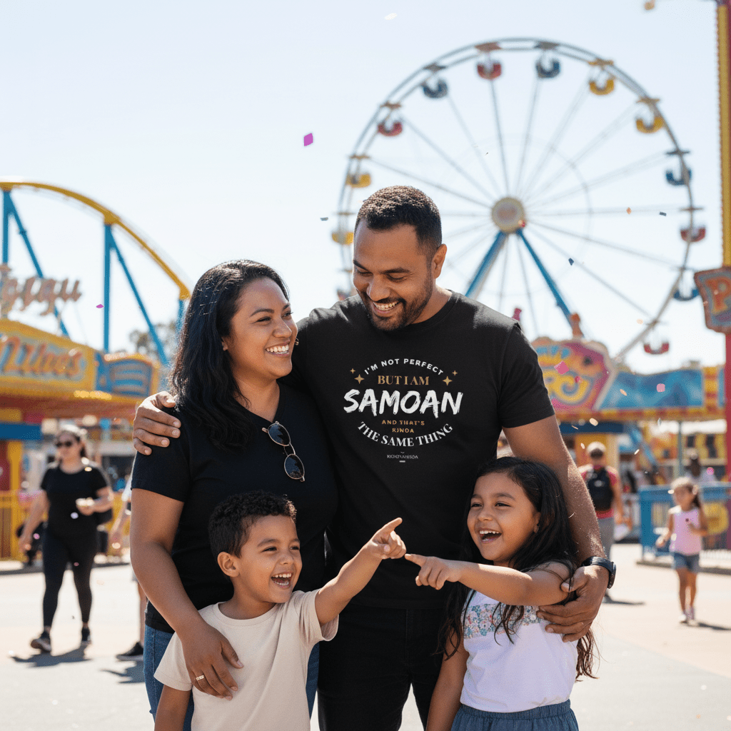 Soft Unisex Tee - Not Perfect But Samoan - Personalised - AU/NZ - The Koko Samoa