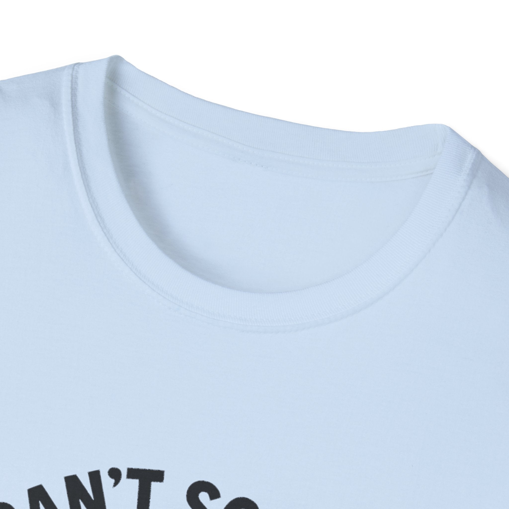 Light blue unisex soft tee by The Print Bar featuring a 300 Cousins design, casual fit, ideal for everyday wear.