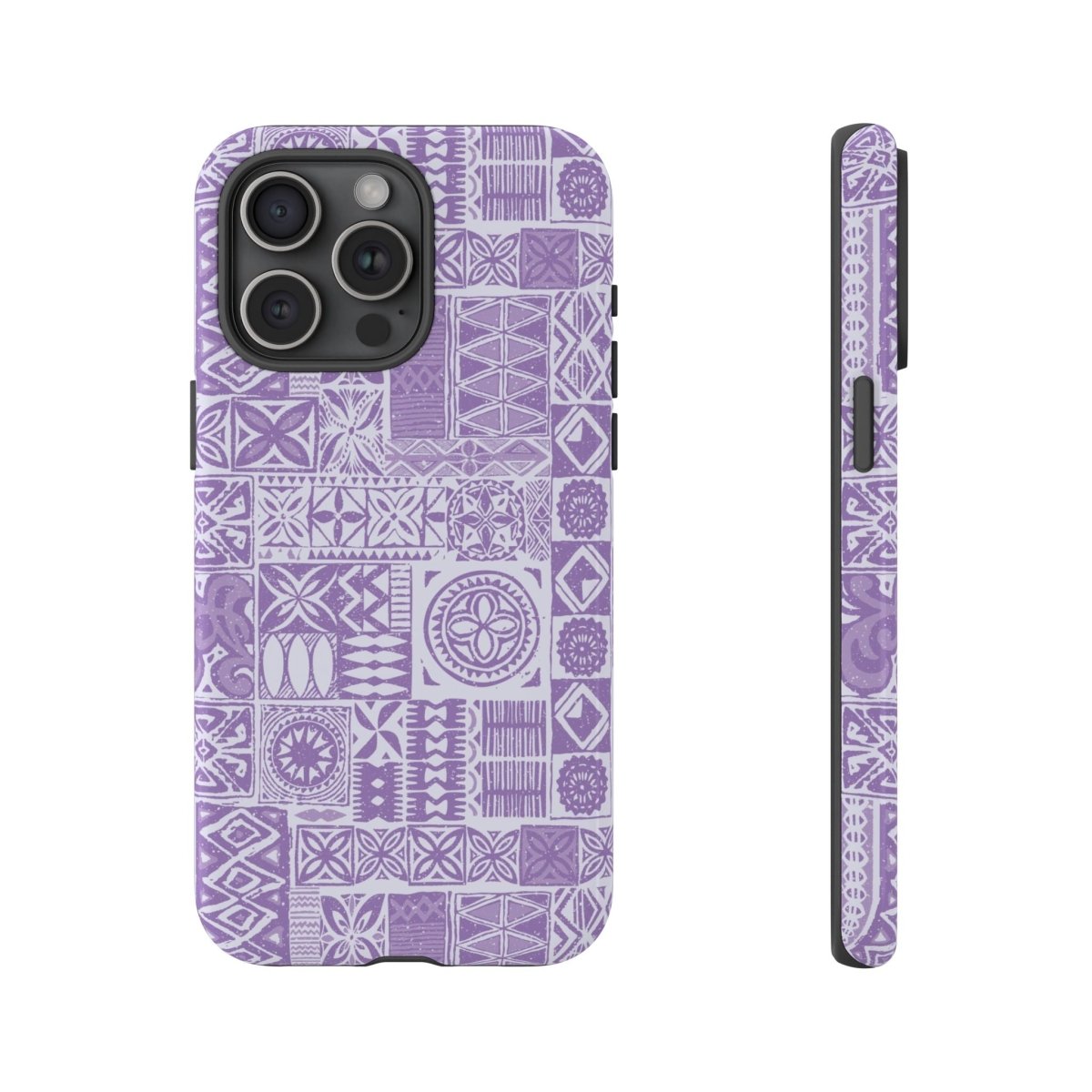 Lavender Elei tough phone case for iPhone 17, glossy, durable, designed for AU/NZ/USA markets.
