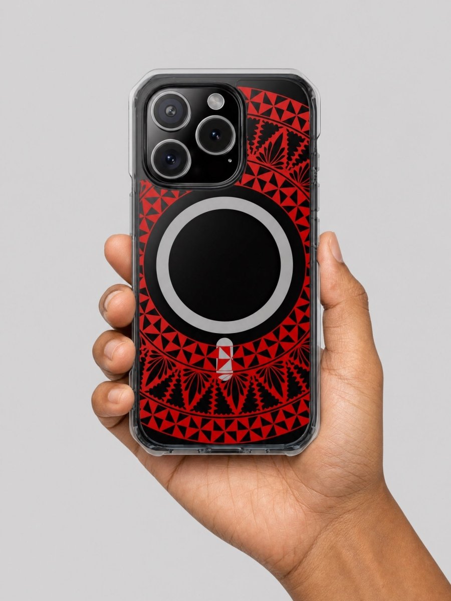 MagSafe iPhone ClearCase - Tongan Redleaf - AU/NZ/USA - The Koko Samoa