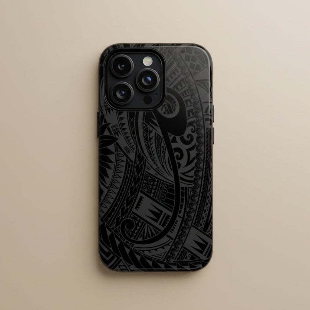 Tough Phone Case Warrior design for AU/NZ/USA, rugged protective cover with bold warrior graphic on durable material.