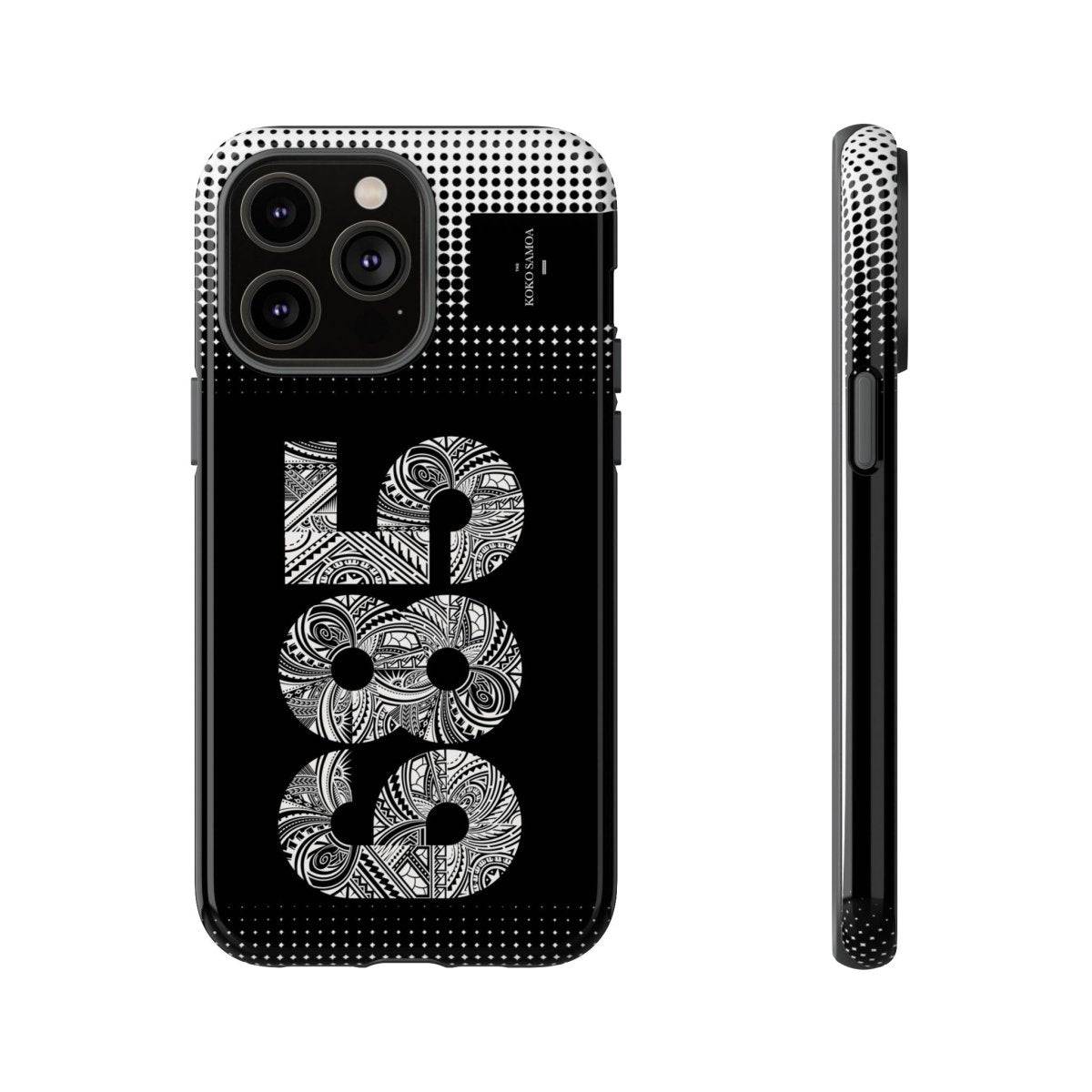 Tough Phone Case 685 for AU/NZ/USA, rugged protective case with a tropical Koko Samoa design, fits compatible smartphones.